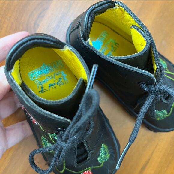 Pom D'Api embroidered ankle boots, size 21 eu /5.5 us - Picture 5 of 5